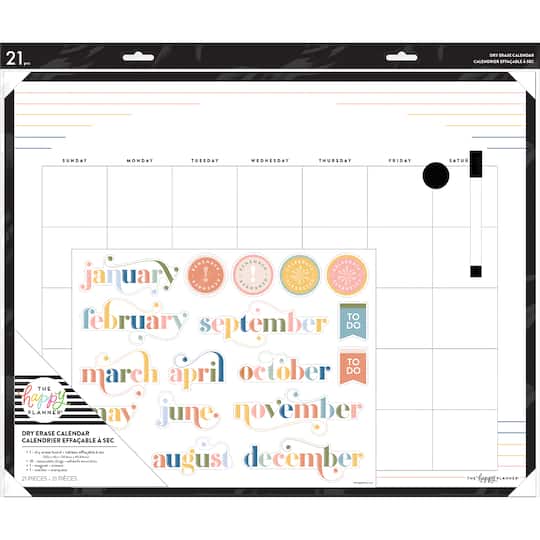 The Happy Planner&#xAE; Dry Erase Calendar